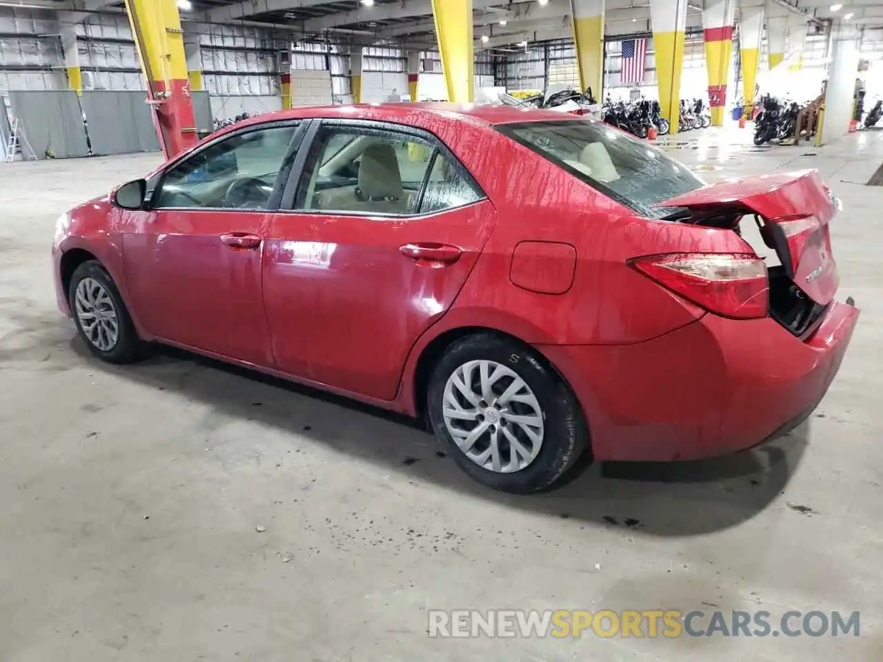 2 Photograph of a damaged car 2T1BURHE5KC186855 TOYOTA COROLLA 2019