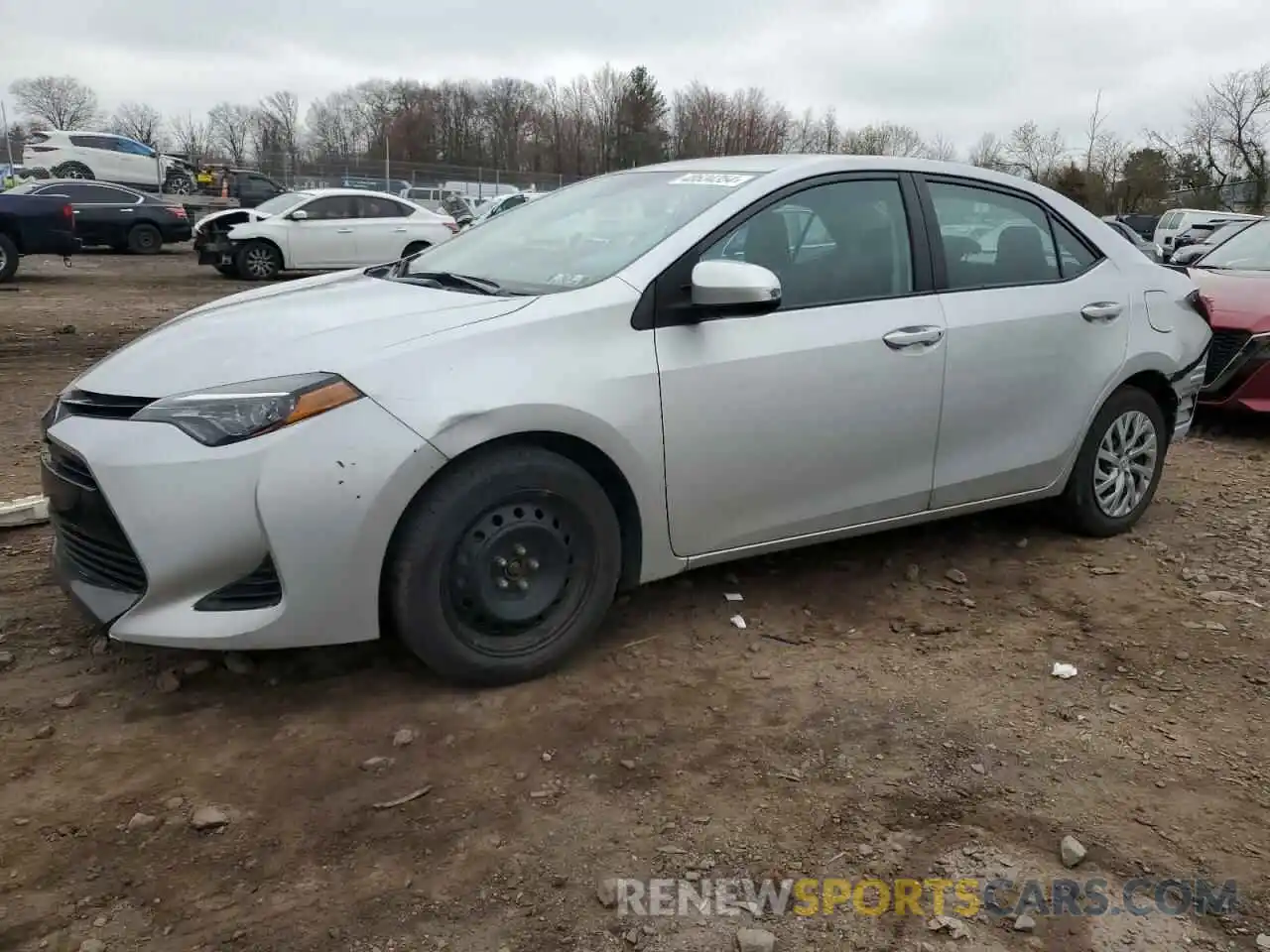 1 Photograph of a damaged car 2T1BURHE5KC187097 TOYOTA COROLLA 2019