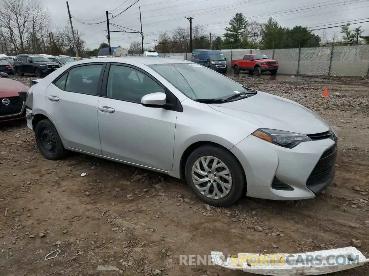 4 Photograph of a damaged car 2T1BURHE5KC187097 TOYOTA COROLLA 2019