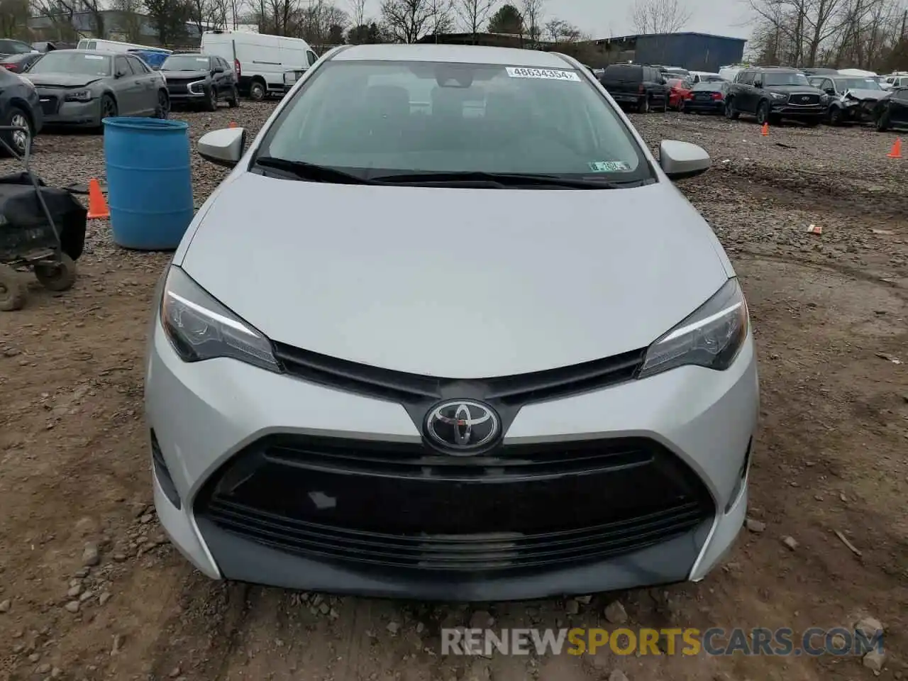 5 Photograph of a damaged car 2T1BURHE5KC187097 TOYOTA COROLLA 2019