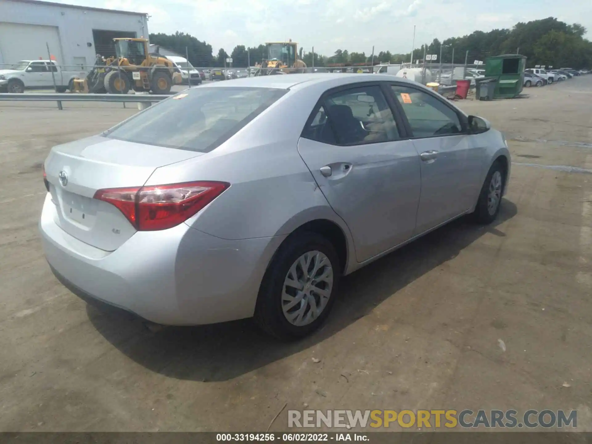 4 Photograph of a damaged car 2T1BURHE5KC187357 TOYOTA COROLLA 2019