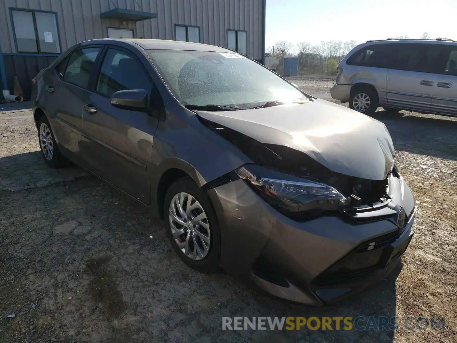 1 Photograph of a damaged car 2T1BURHE5KC187861 TOYOTA COROLLA 2019