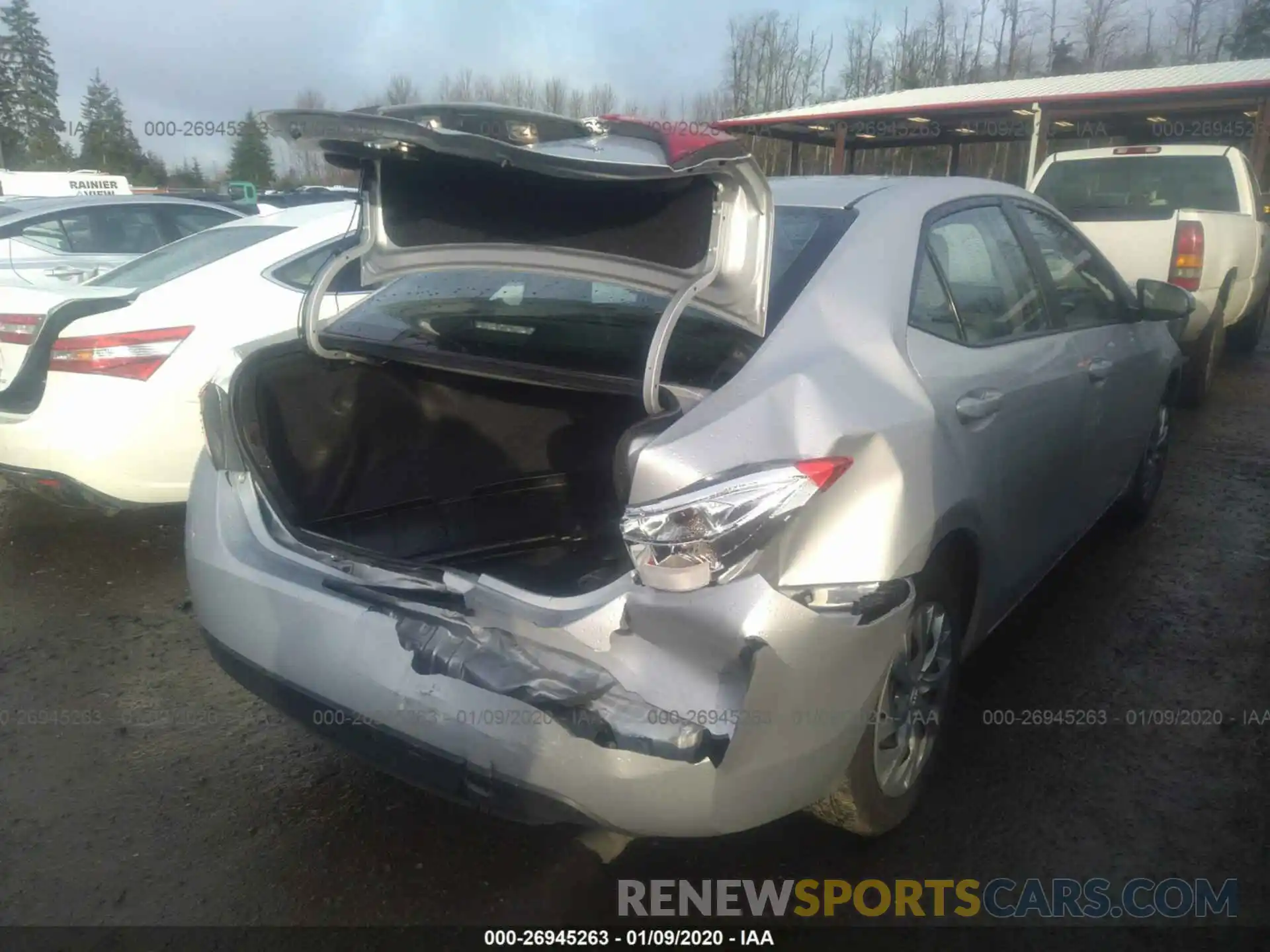 4 Photograph of a damaged car 2T1BURHE5KC188394 TOYOTA COROLLA 2019