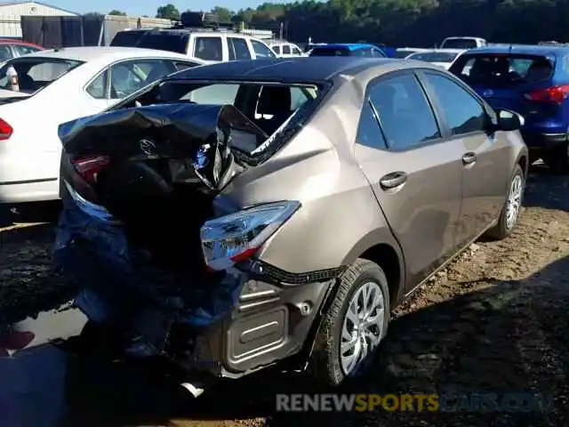 4 Photograph of a damaged car 2T1BURHE5KC188444 TOYOTA COROLLA 2019