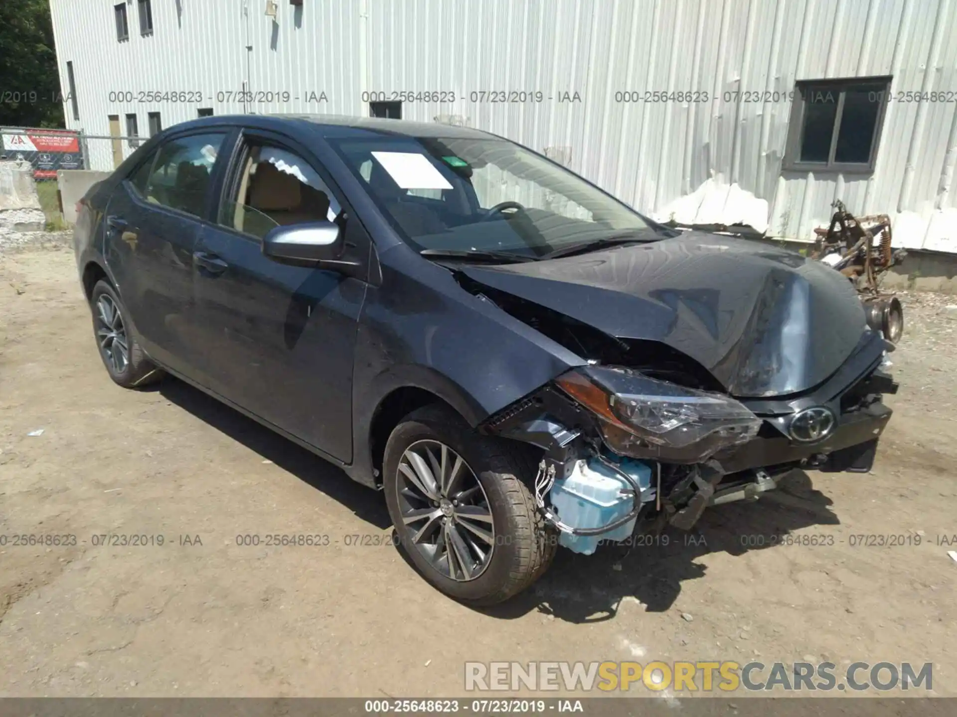 1 Photograph of a damaged car 2T1BURHE5KC188475 TOYOTA COROLLA 2019