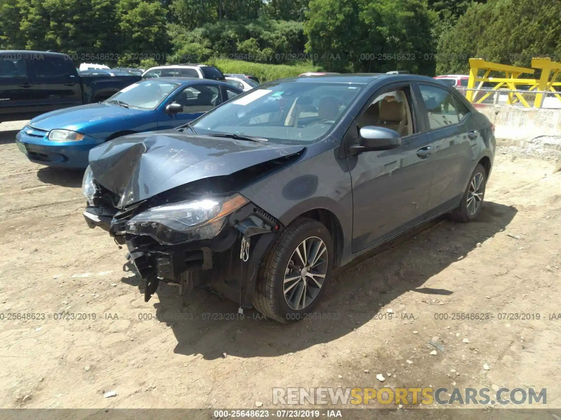 2 Photograph of a damaged car 2T1BURHE5KC188475 TOYOTA COROLLA 2019