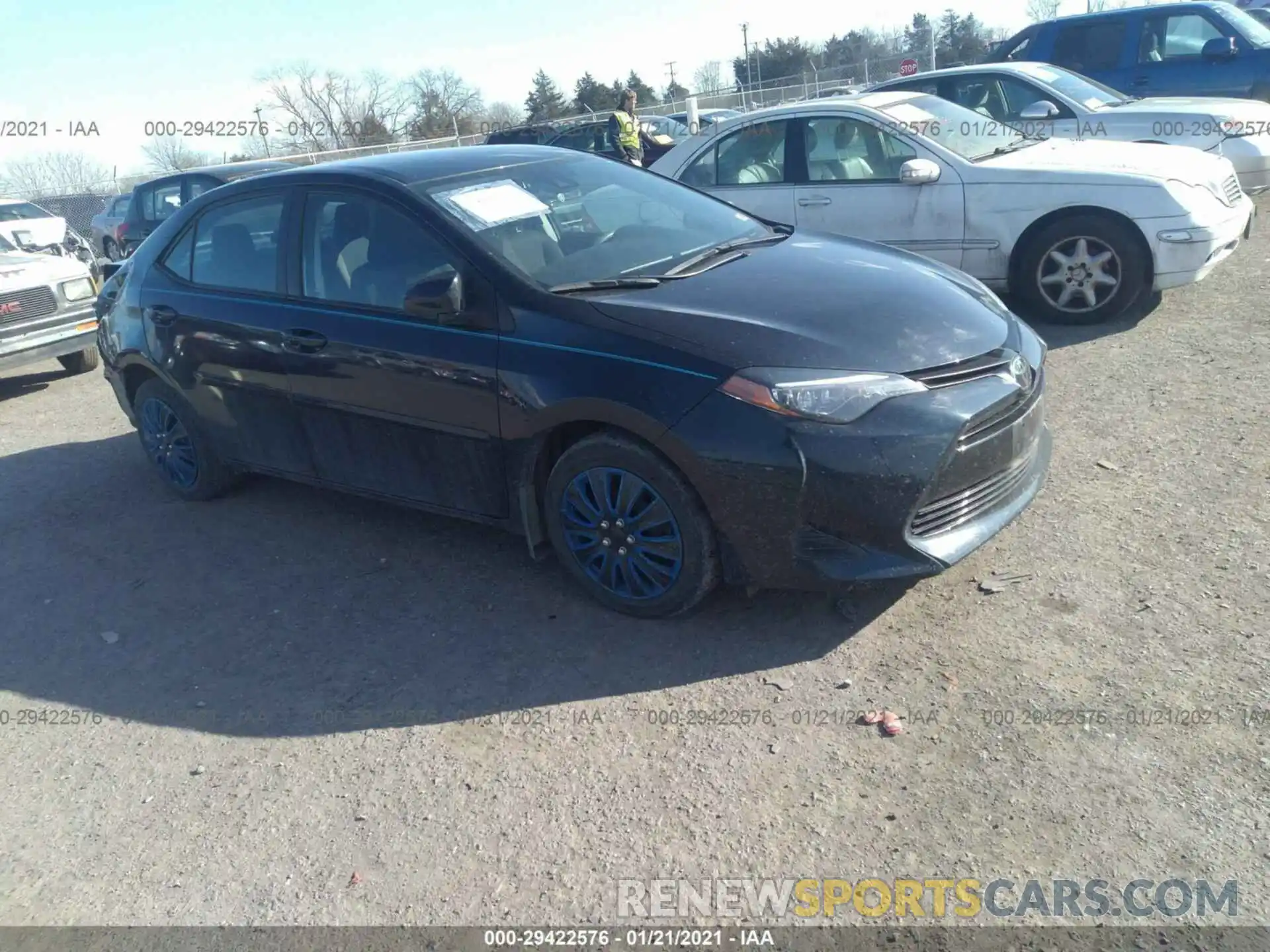 1 Photograph of a damaged car 2T1BURHE5KC188573 TOYOTA COROLLA 2019