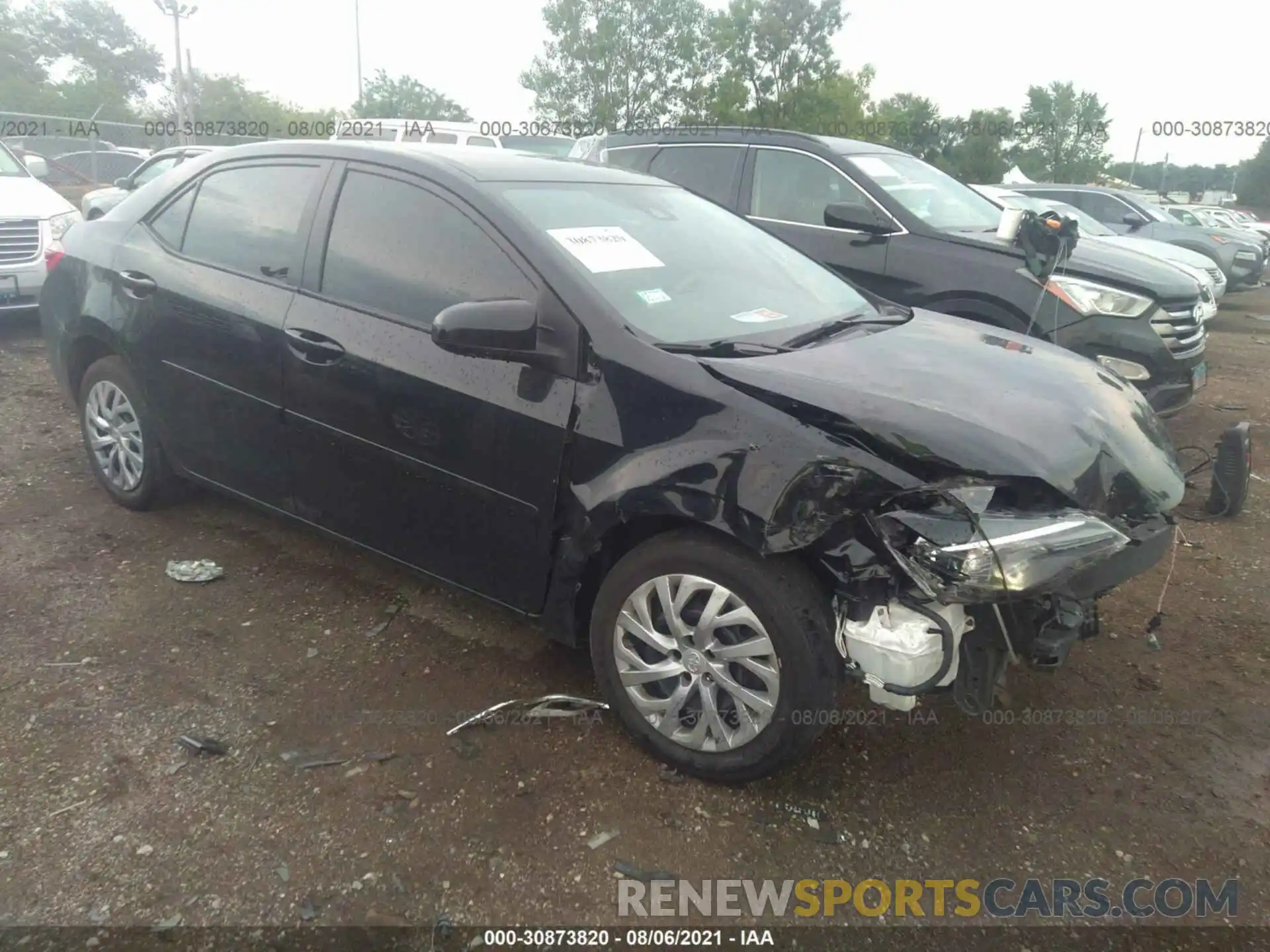 1 Photograph of a damaged car 2T1BURHE5KC189710 TOYOTA COROLLA 2019