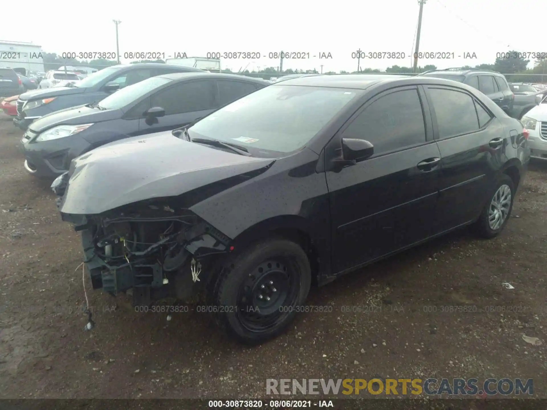 2 Photograph of a damaged car 2T1BURHE5KC189710 TOYOTA COROLLA 2019