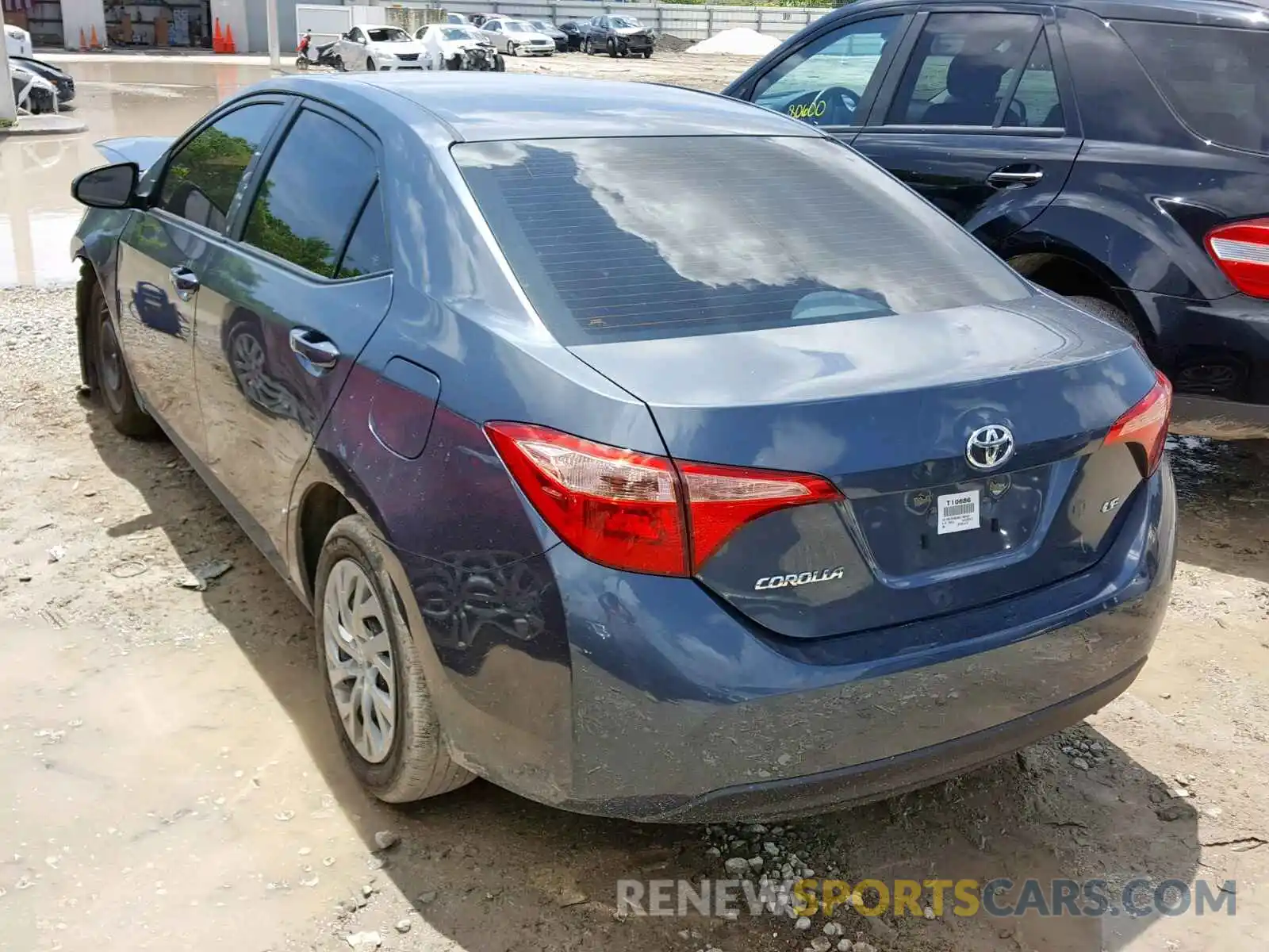 3 Photograph of a damaged car 2T1BURHE5KC190422 TOYOTA COROLLA 2019