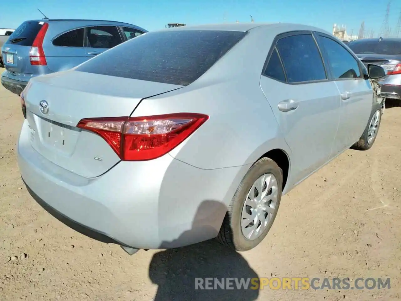 4 Photograph of a damaged car 2T1BURHE5KC191229 TOYOTA COROLLA 2019