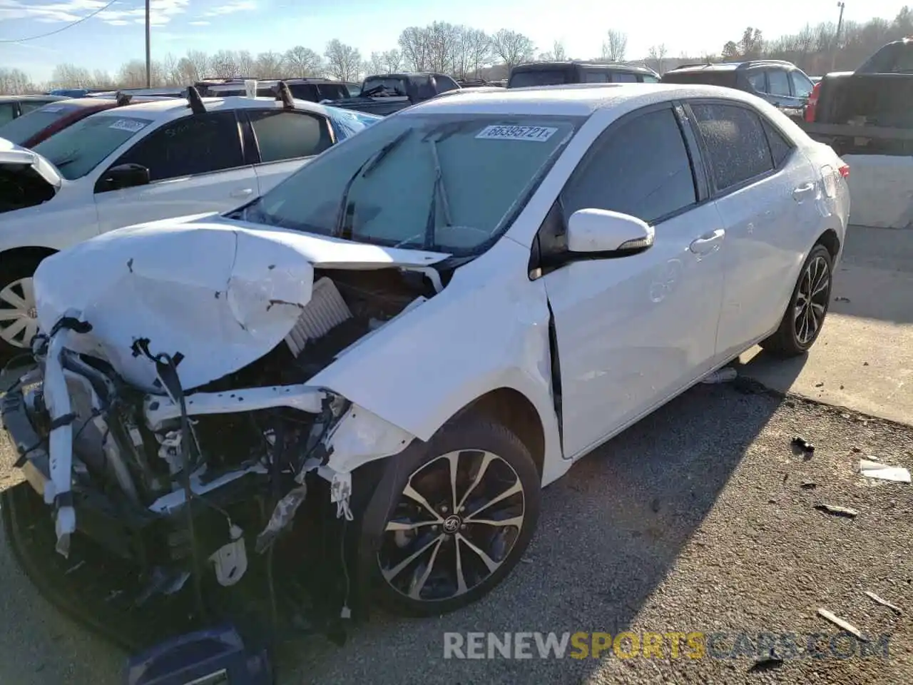 2 Photograph of a damaged car 2T1BURHE5KC191540 TOYOTA COROLLA 2019