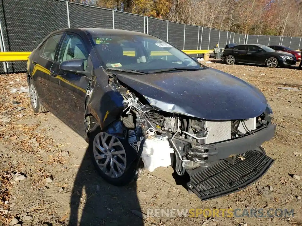 1 Photograph of a damaged car 2T1BURHE5KC191814 TOYOTA COROLLA 2019