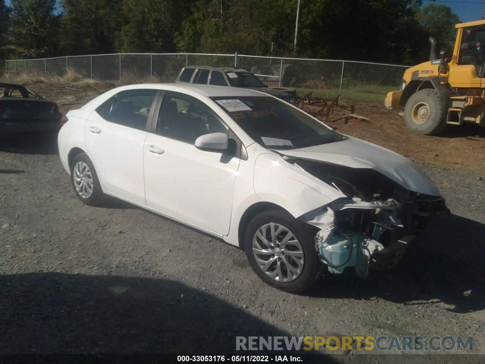 1 Photograph of a damaged car 2T1BURHE5KC193028 TOYOTA COROLLA 2019