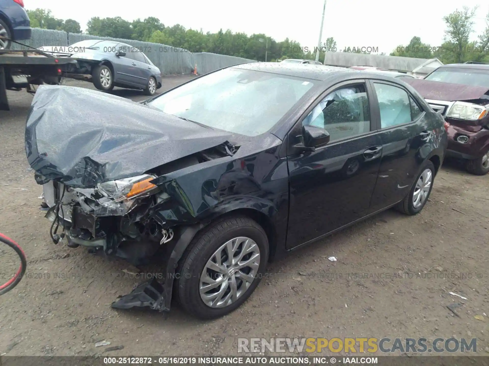 2 Photograph of a damaged car 2T1BURHE5KC193725 TOYOTA COROLLA 2019