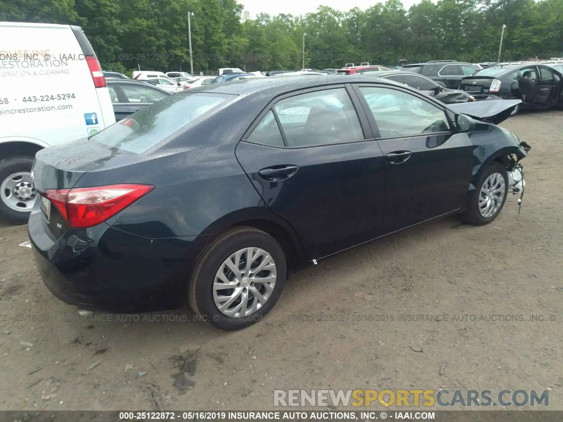 4 Photograph of a damaged car 2T1BURHE5KC193725 TOYOTA COROLLA 2019