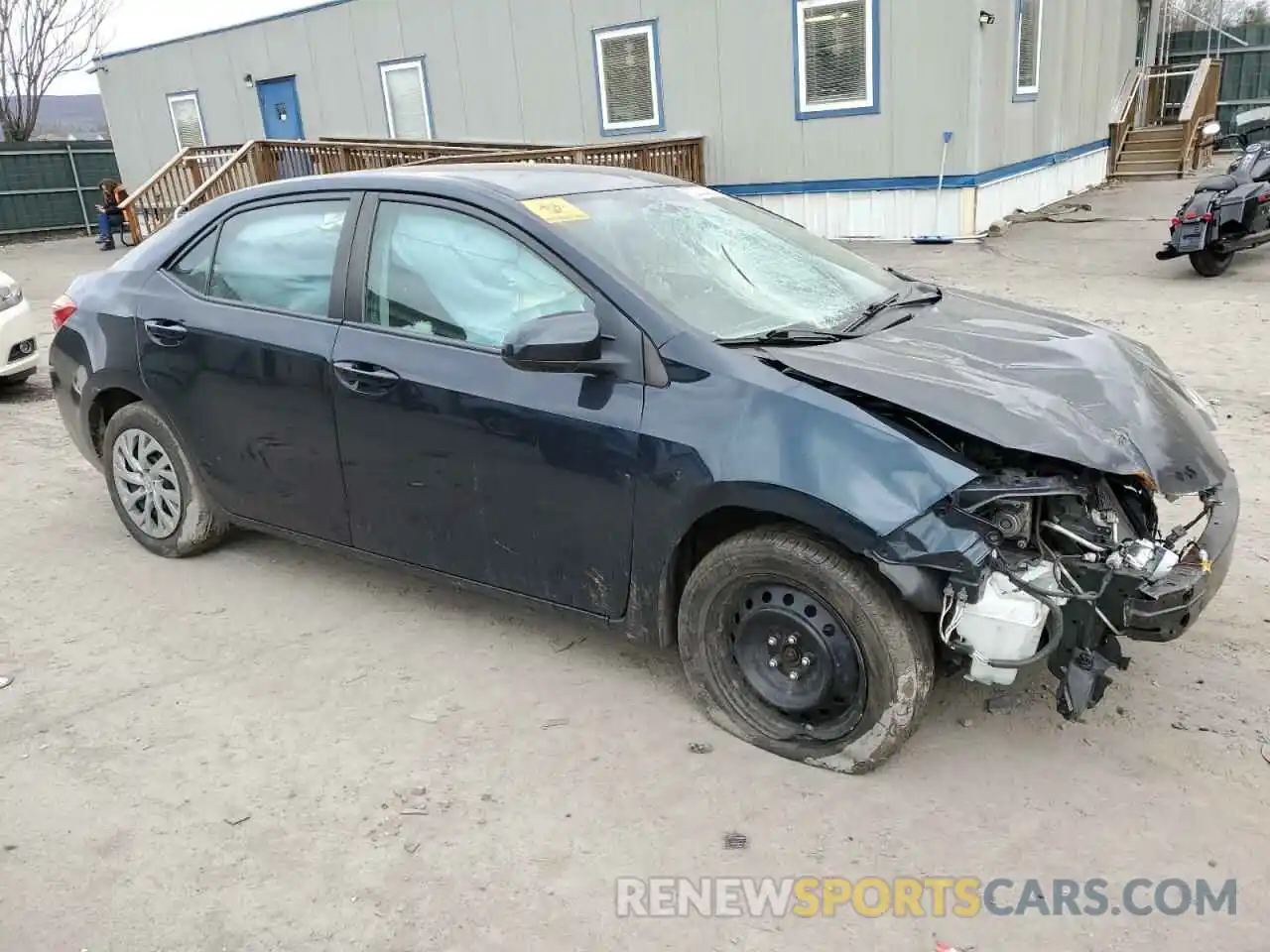 4 Photograph of a damaged car 2T1BURHE5KC193806 TOYOTA COROLLA 2019