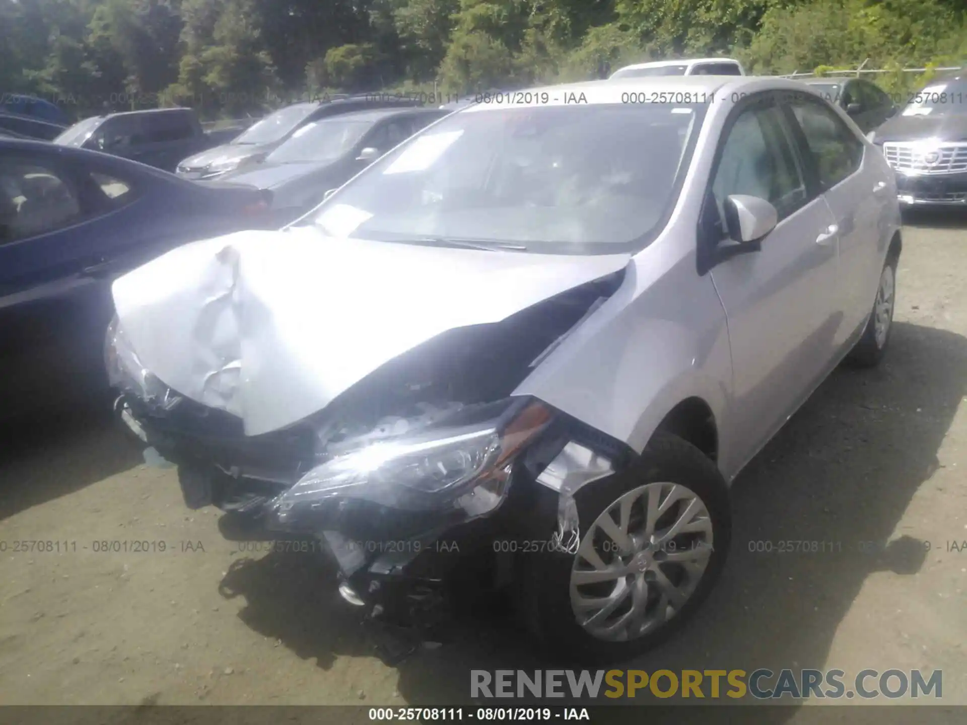 2 Photograph of a damaged car 2T1BURHE5KC194485 TOYOTA COROLLA 2019