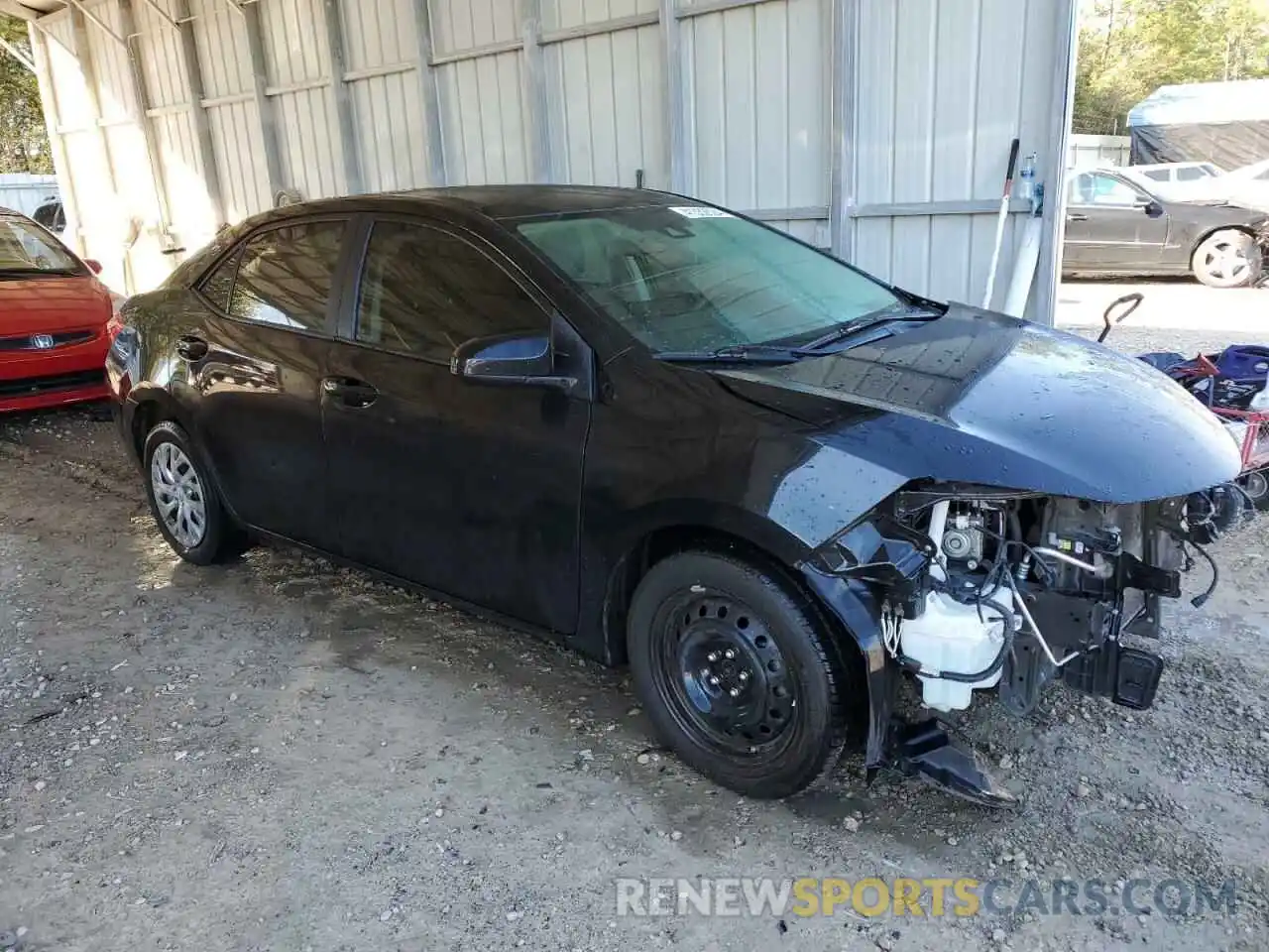 4 Photograph of a damaged car 2T1BURHE5KC196169 TOYOTA COROLLA 2019