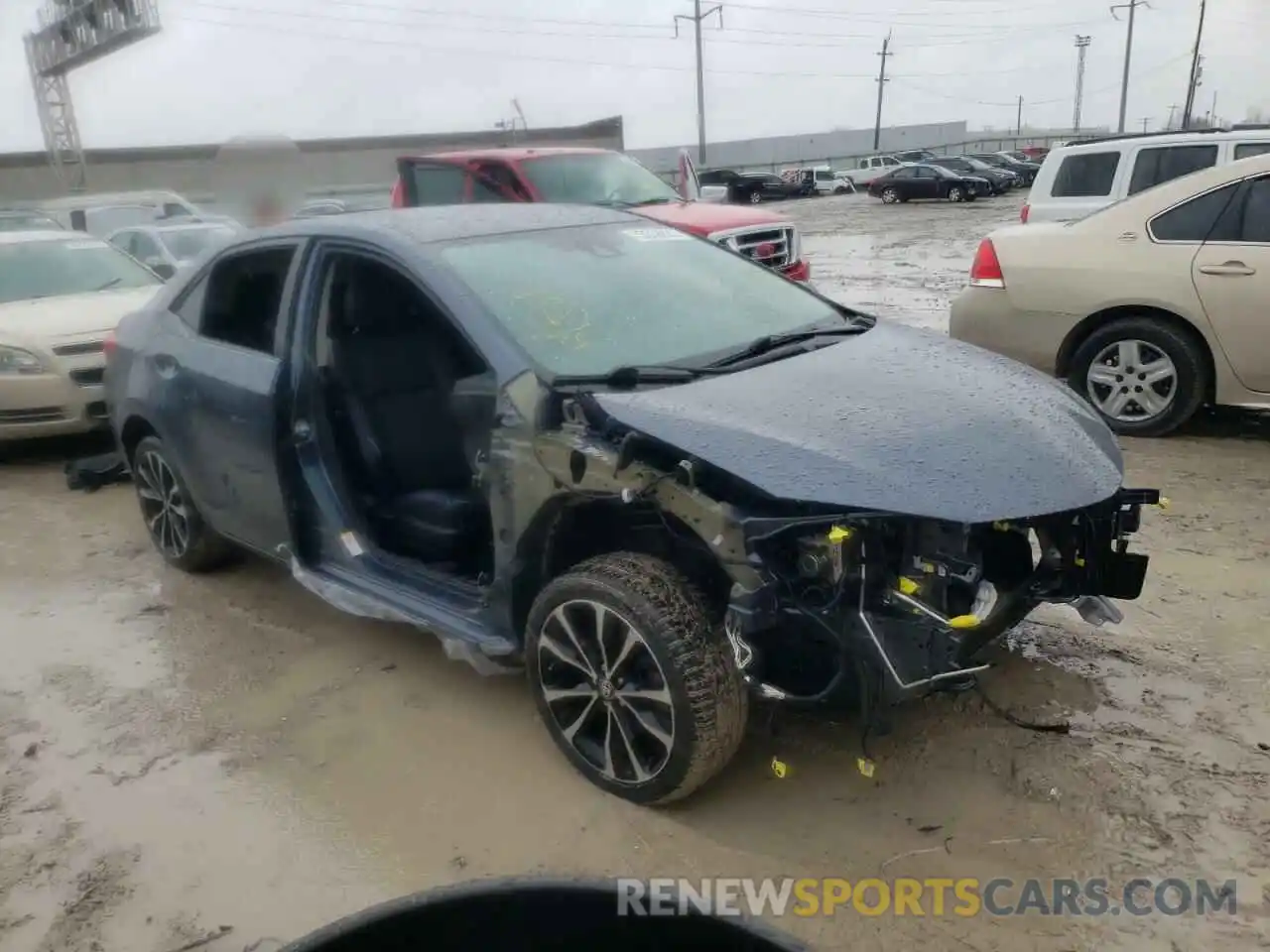 1 Photograph of a damaged car 2T1BURHE5KC196866 TOYOTA COROLLA 2019