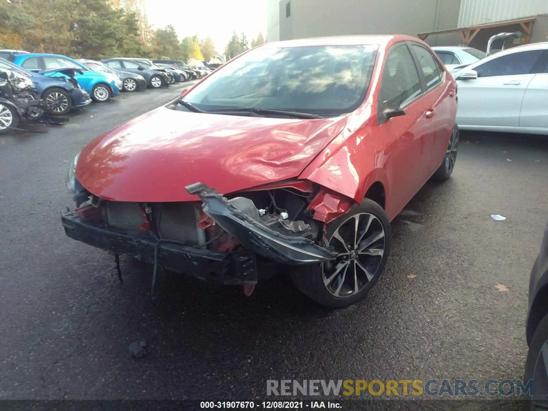 6 Photograph of a damaged car 2T1BURHE5KC197421 TOYOTA COROLLA 2019