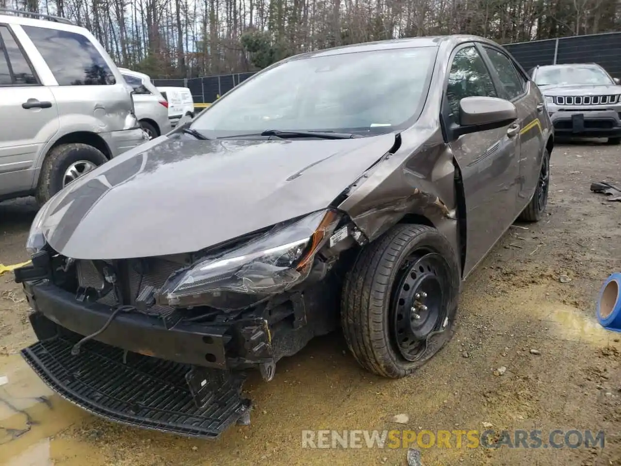 2 Photograph of a damaged car 2T1BURHE5KC197502 TOYOTA COROLLA 2019