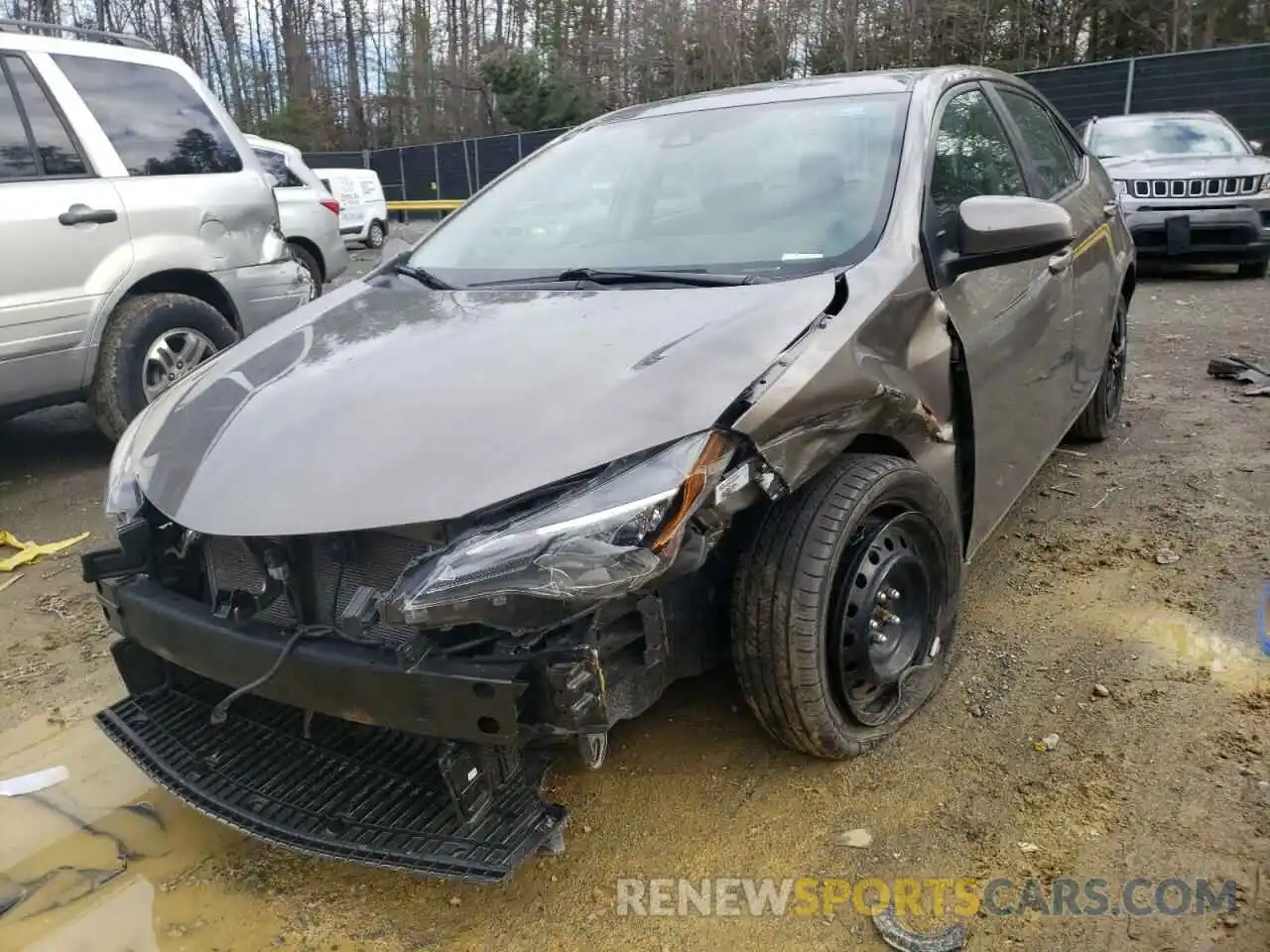 9 Photograph of a damaged car 2T1BURHE5KC197502 TOYOTA COROLLA 2019