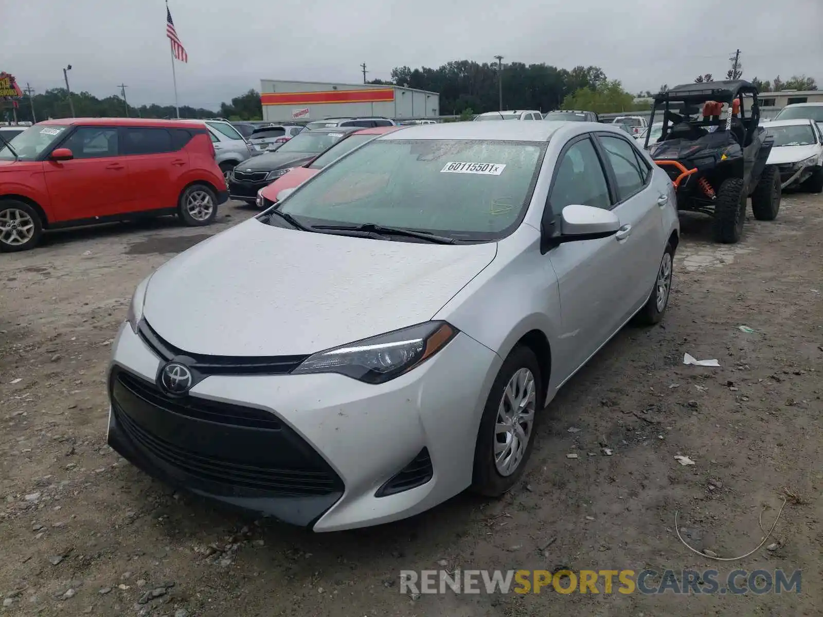 2 Photograph of a damaged car 2T1BURHE5KC198388 TOYOTA COROLLA 2019