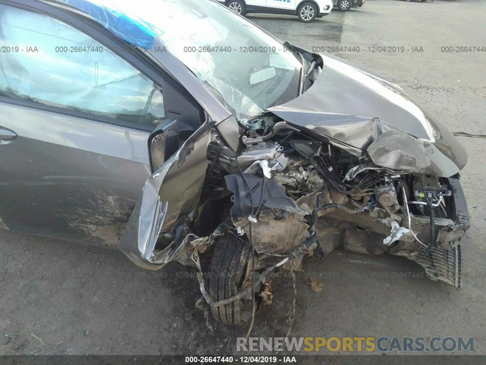 6 Photograph of a damaged car 2T1BURHE5KC198651 TOYOTA COROLLA 2019