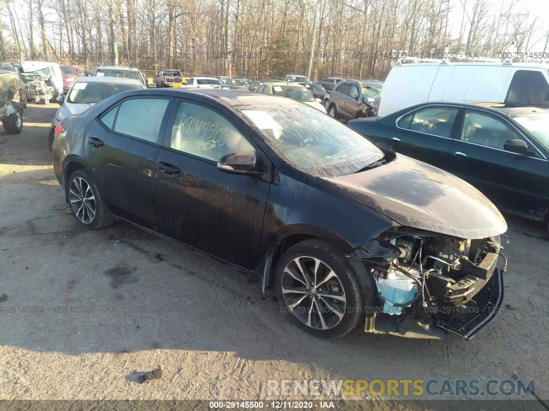 1 Photograph of a damaged car 2T1BURHE5KC198827 TOYOTA COROLLA 2019