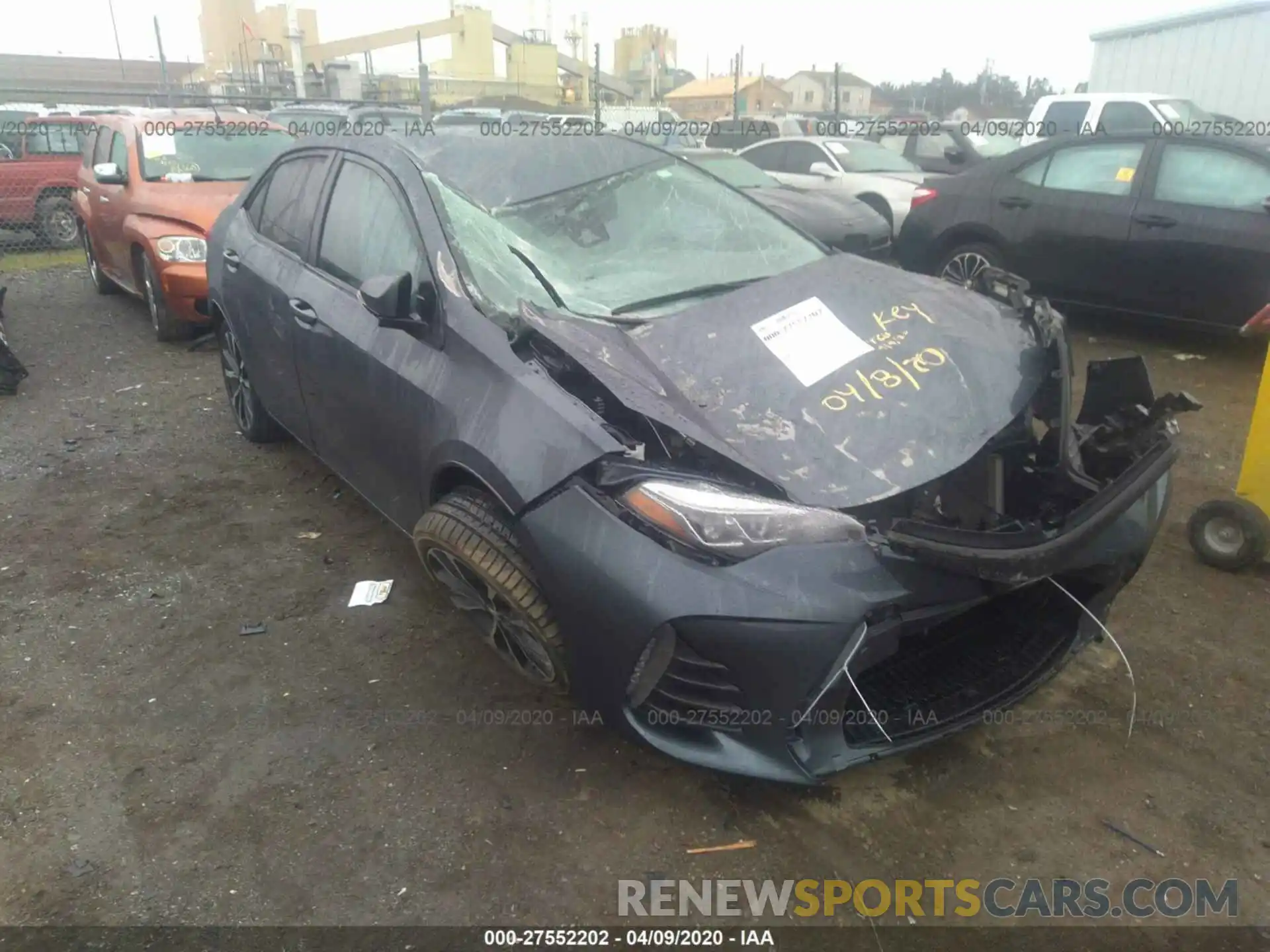 6 Photograph of a damaged car 2T1BURHE5KC199136 TOYOTA COROLLA 2019