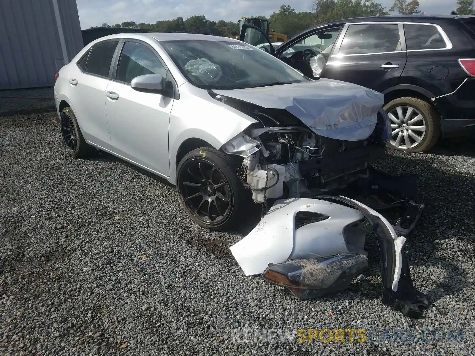 1 Photograph of a damaged car 2T1BURHE5KC199878 TOYOTA COROLLA 2019