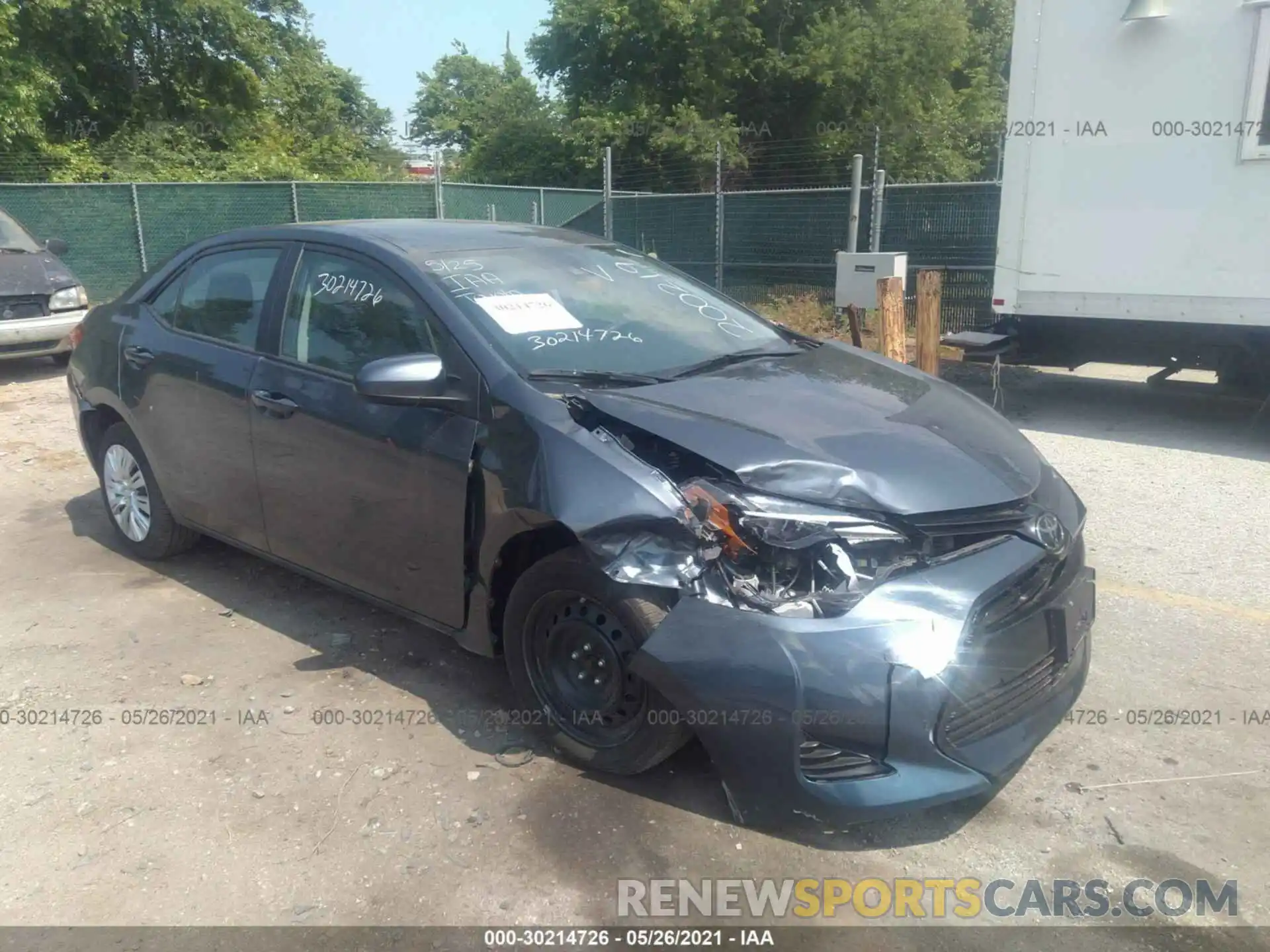 1 Photograph of a damaged car 2T1BURHE5KC200219 TOYOTA COROLLA 2019