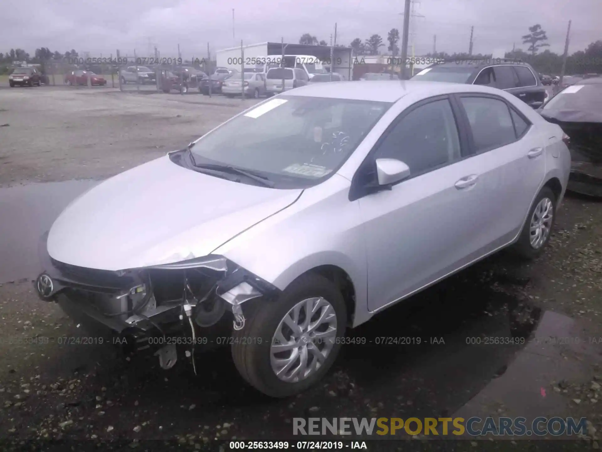 2 Photograph of a damaged car 2T1BURHE5KC200575 TOYOTA COROLLA 2019