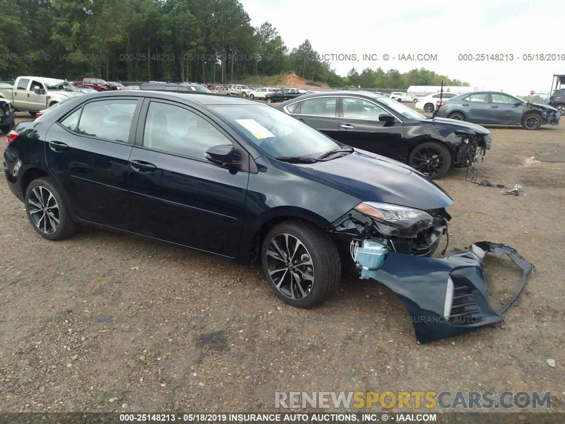 1 Photograph of a damaged car 2T1BURHE5KC201063 TOYOTA COROLLA 2019