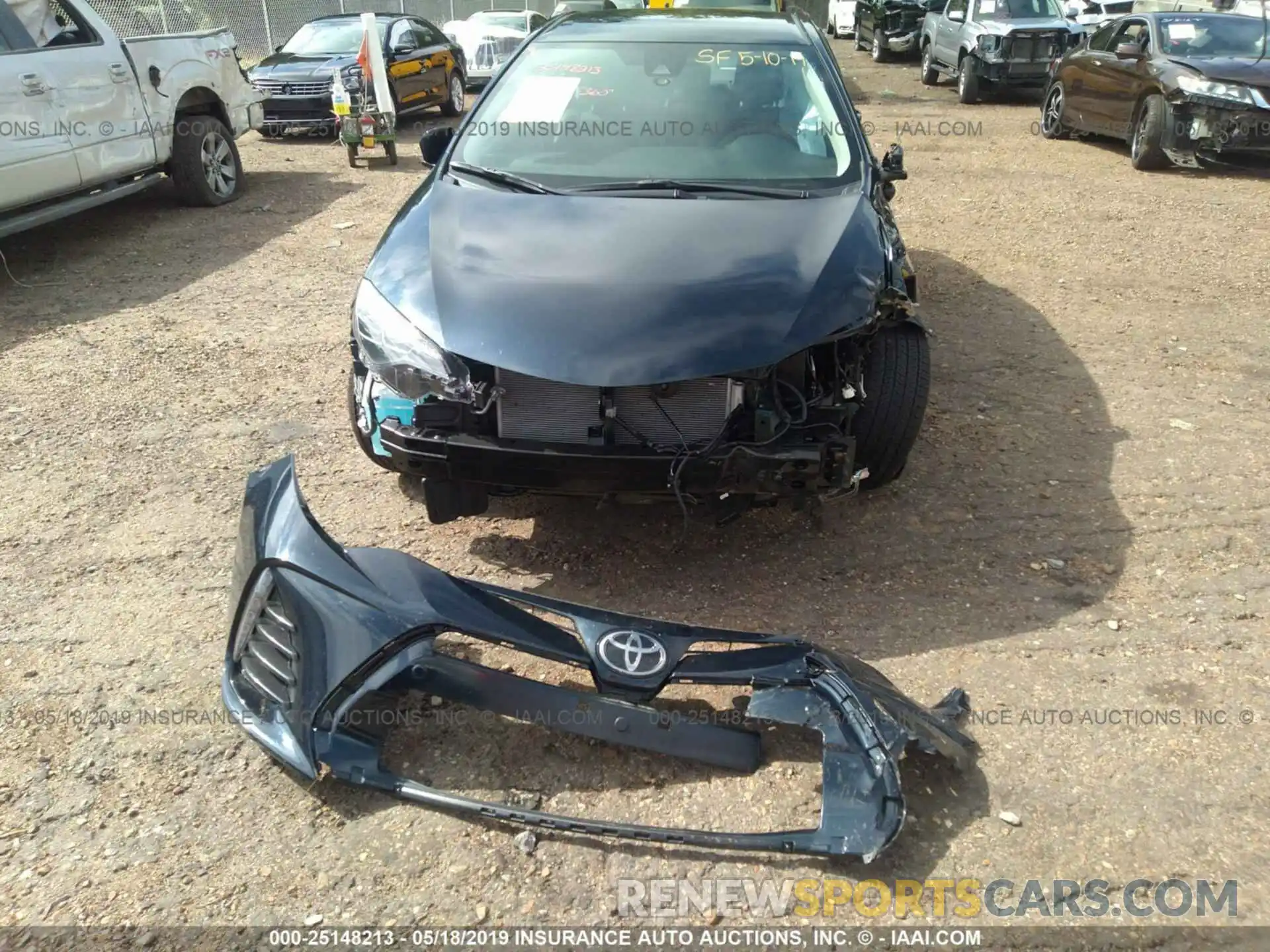 6 Photograph of a damaged car 2T1BURHE5KC201063 TOYOTA COROLLA 2019