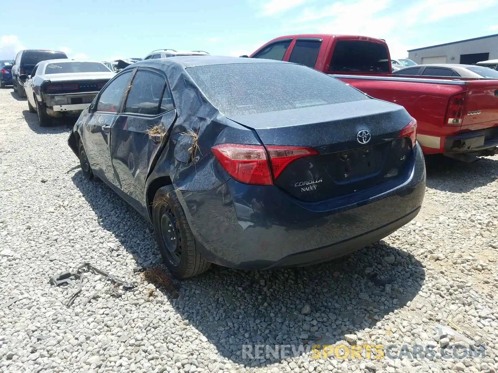 3 Photograph of a damaged car 2T1BURHE5KC202021 TOYOTA COROLLA 2019