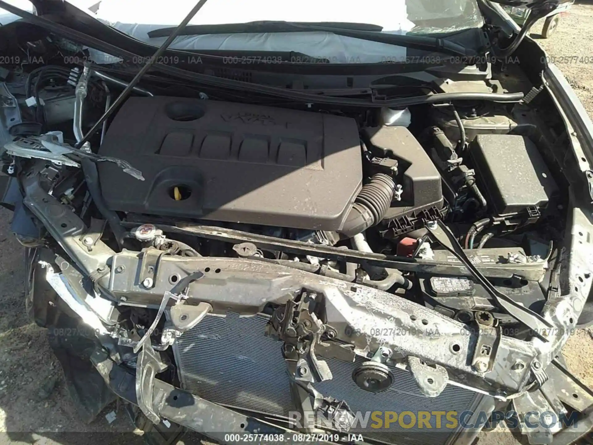 10 Photograph of a damaged car 2T1BURHE5KC202052 TOYOTA COROLLA 2019