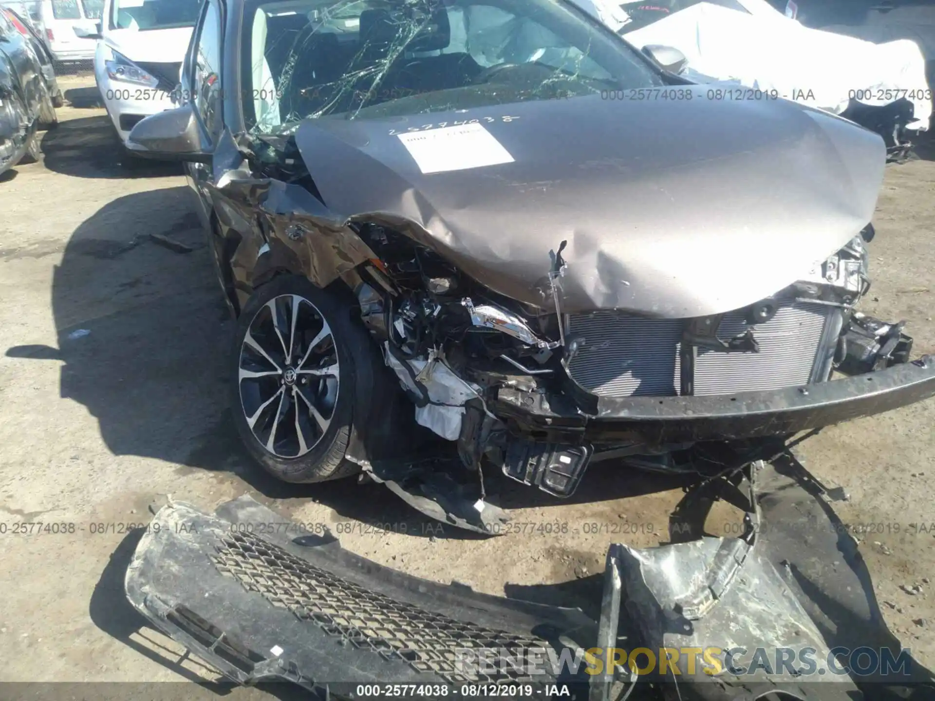 6 Photograph of a damaged car 2T1BURHE5KC202052 TOYOTA COROLLA 2019