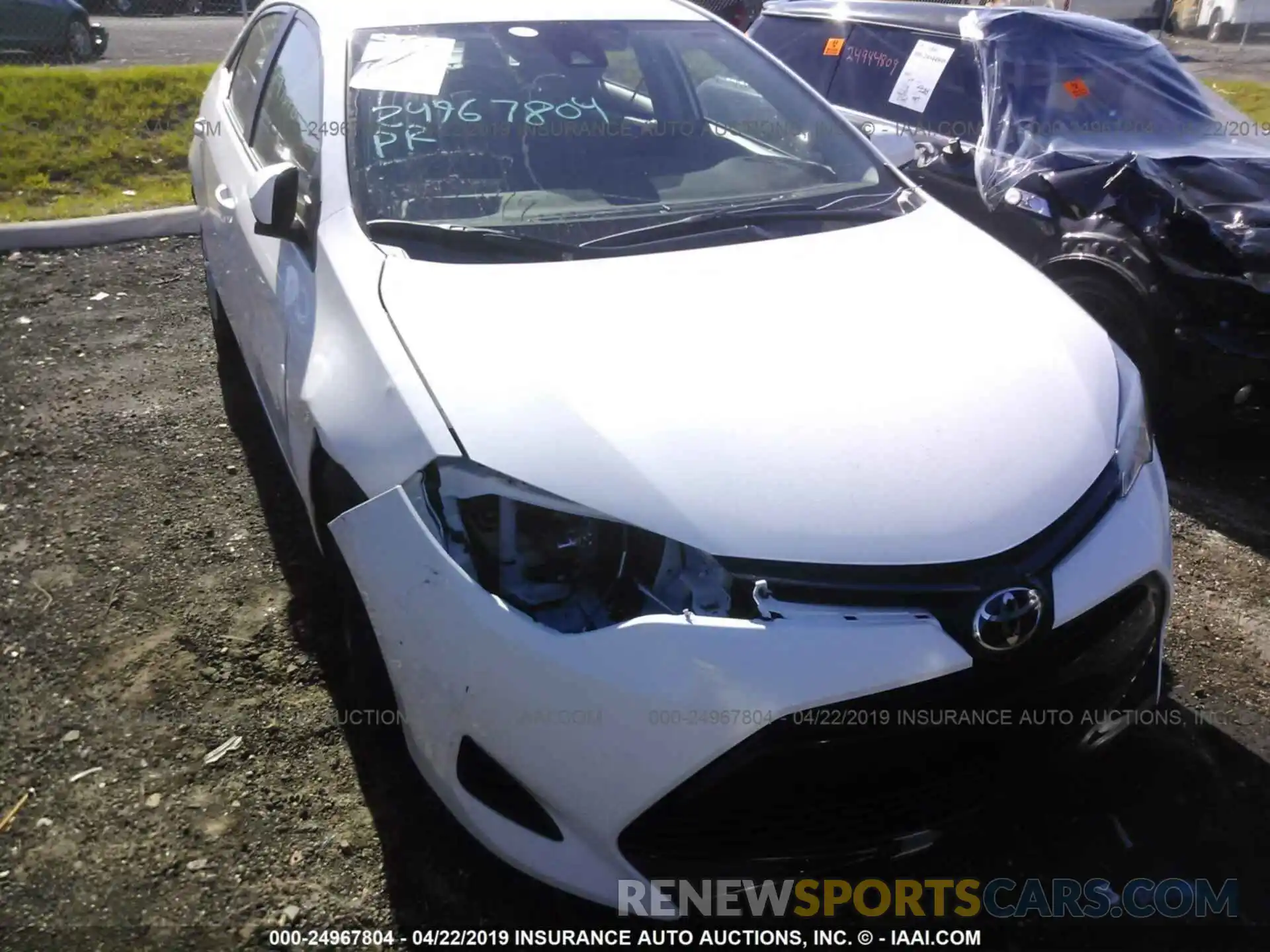 6 Photograph of a damaged car 2T1BURHE5KC202570 TOYOTA COROLLA 2019