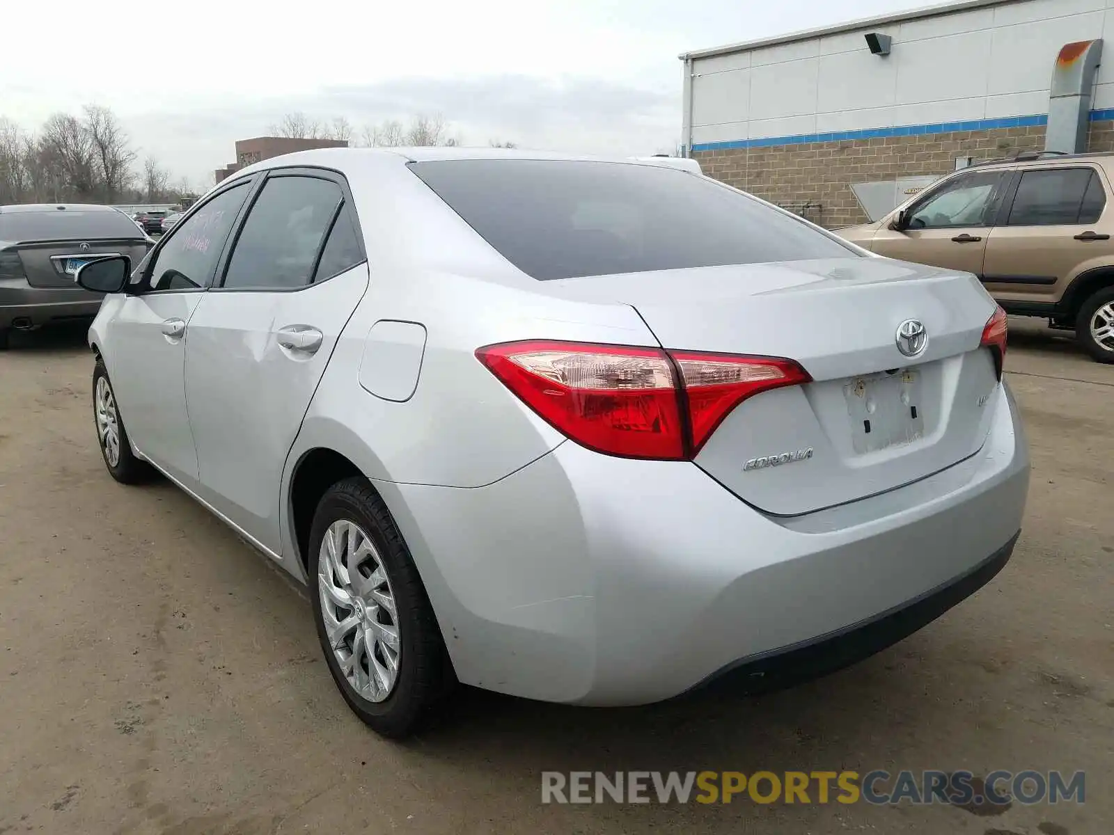 3 Photograph of a damaged car 2T1BURHE5KC202732 TOYOTA COROLLA 2019