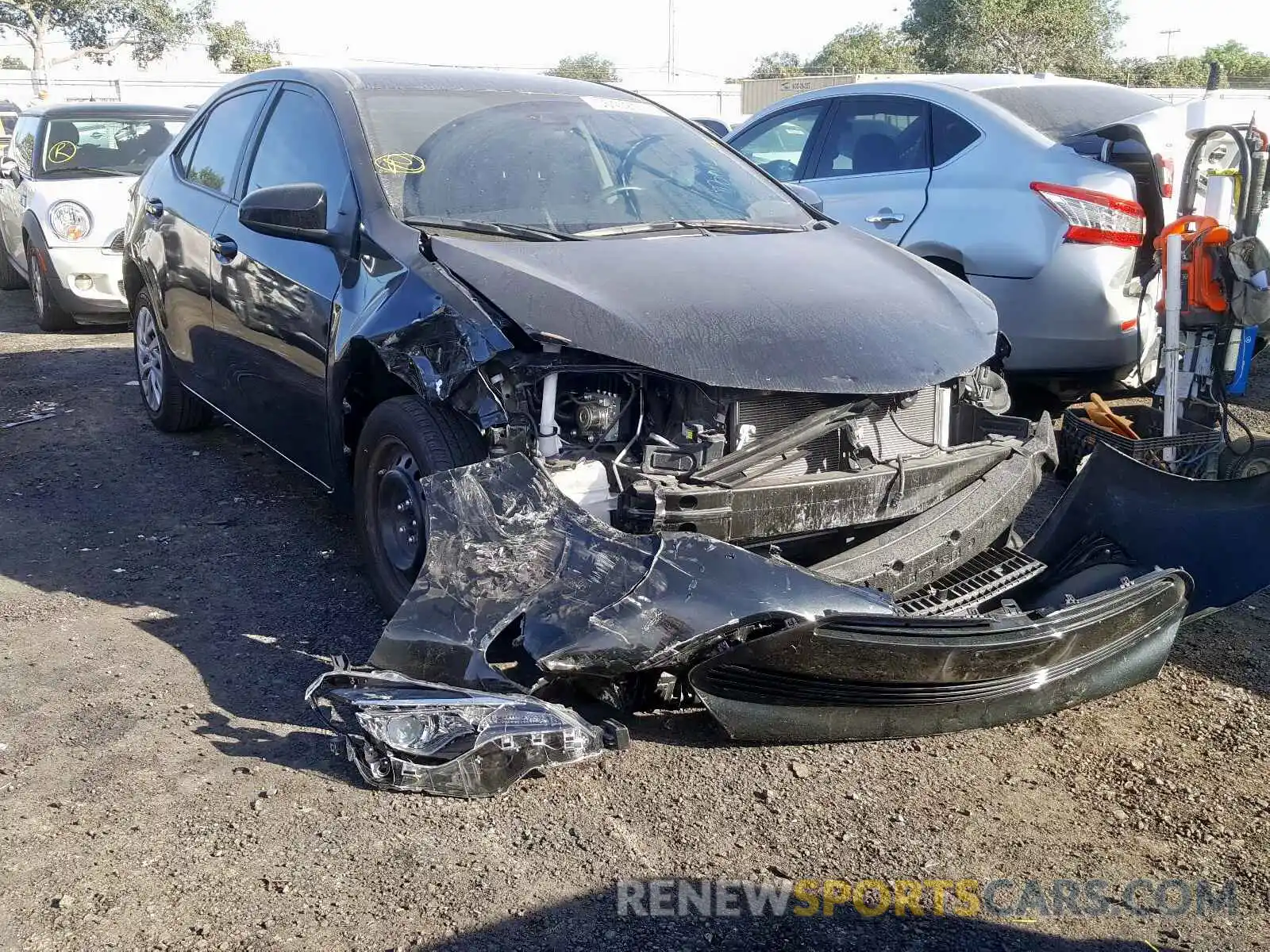 1 Photograph of a damaged car 2T1BURHE5KC203041 TOYOTA COROLLA 2019