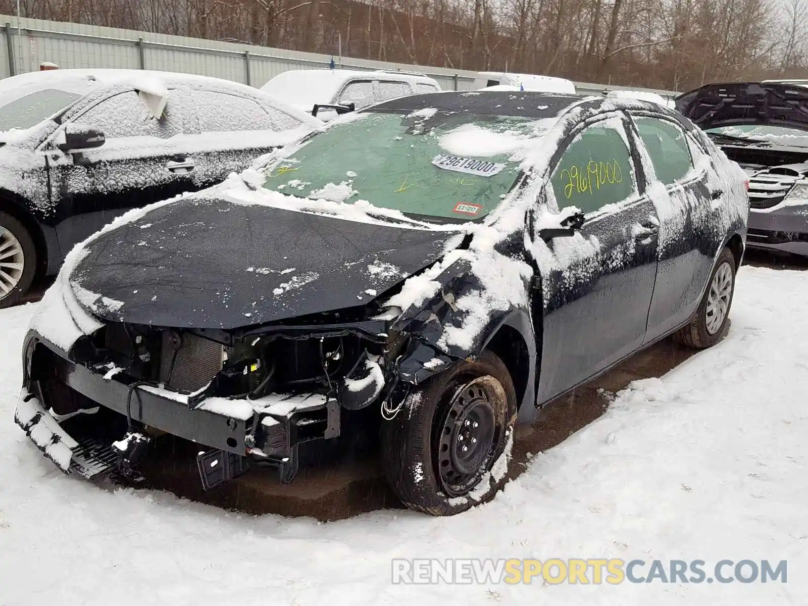 2 Photograph of a damaged car 2T1BURHE5KC203072 TOYOTA COROLLA 2019