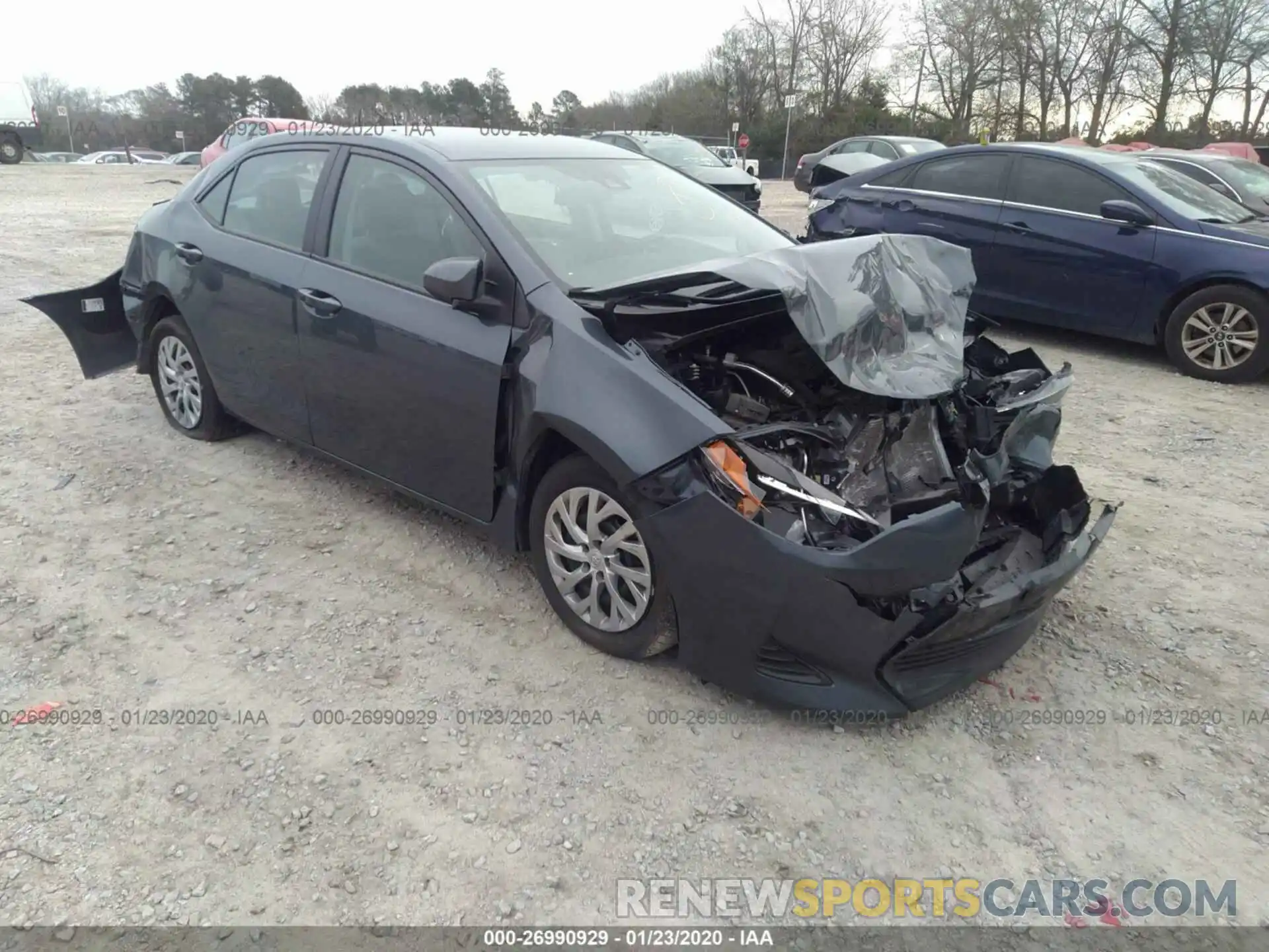 1 Photograph of a damaged car 2T1BURHE5KC203461 TOYOTA COROLLA 2019