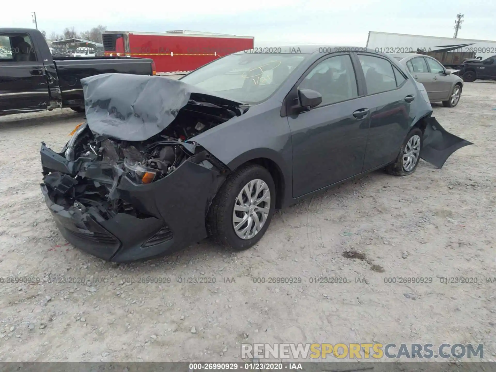 2 Photograph of a damaged car 2T1BURHE5KC203461 TOYOTA COROLLA 2019