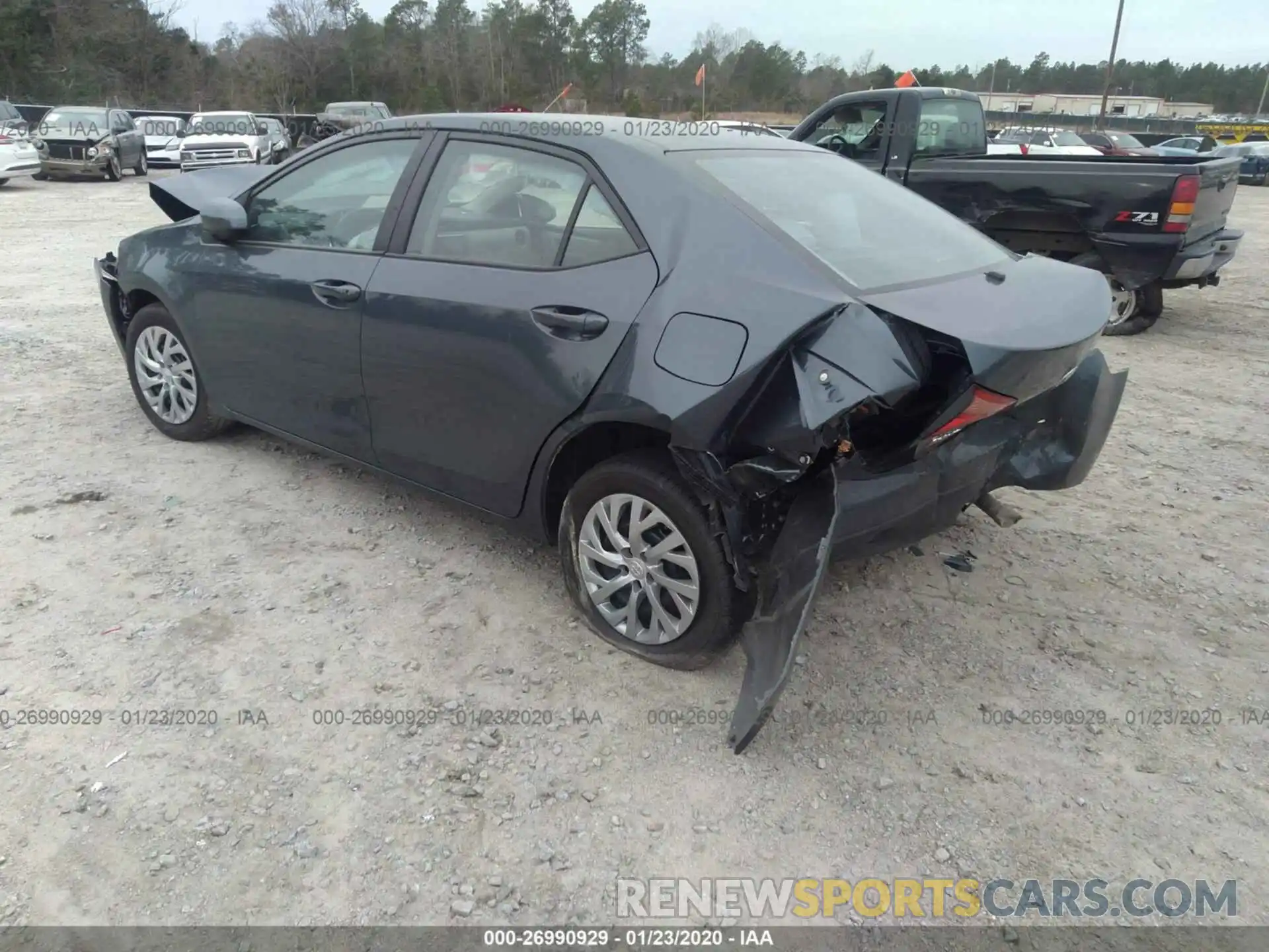 3 Photograph of a damaged car 2T1BURHE5KC203461 TOYOTA COROLLA 2019