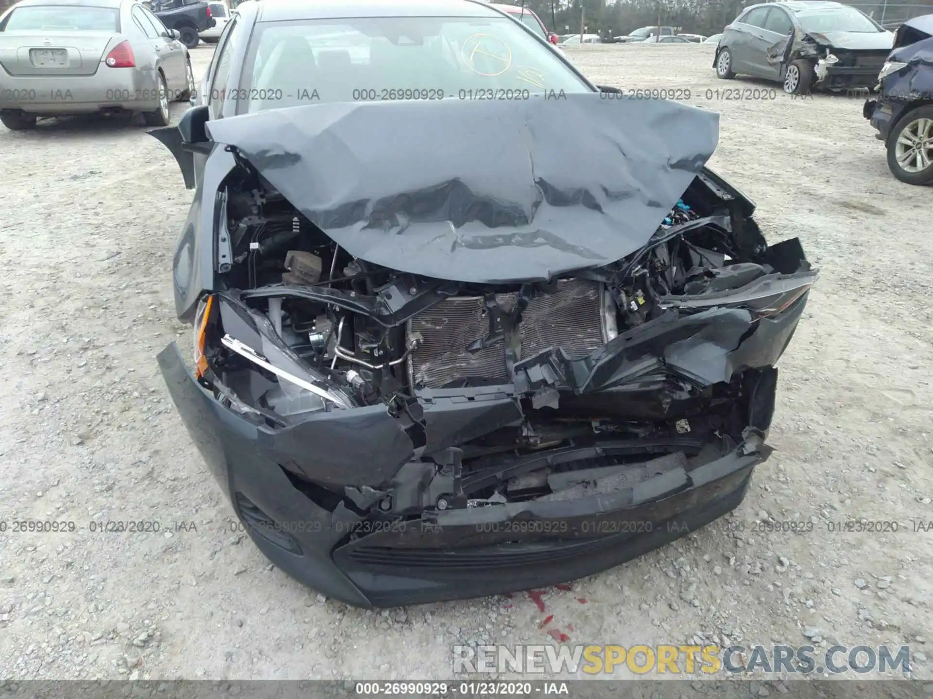 6 Photograph of a damaged car 2T1BURHE5KC203461 TOYOTA COROLLA 2019