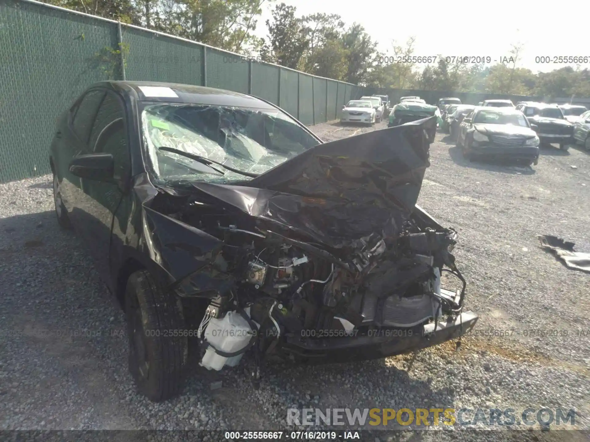 1 Photograph of a damaged car 2T1BURHE5KC203623 TOYOTA COROLLA 2019