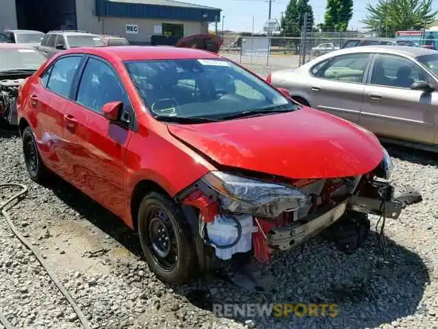 1 Photograph of a damaged car 2T1BURHE5KC203637 TOYOTA COROLLA 2019