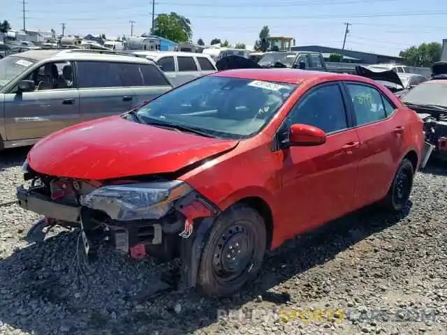 2 Photograph of a damaged car 2T1BURHE5KC203637 TOYOTA COROLLA 2019